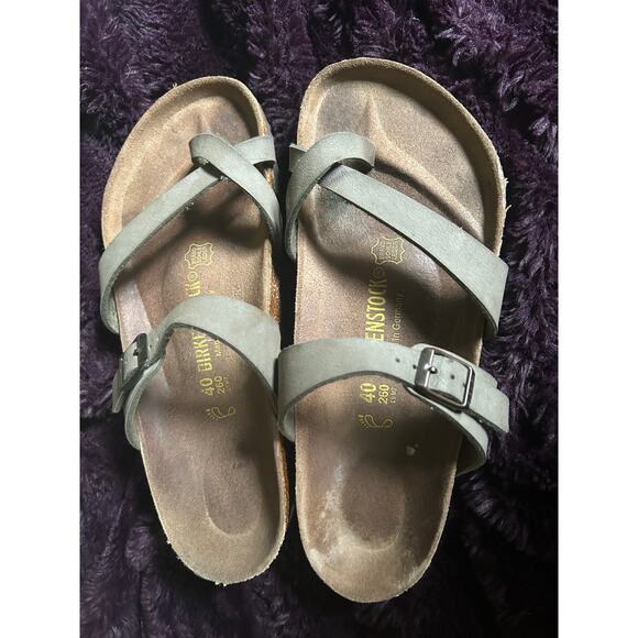 Birkenstock Mayori Vegan Leather Sandals 40 9 - Picture 1 of 8